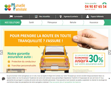 Tablet Screenshot of mutuellefamiliale.com